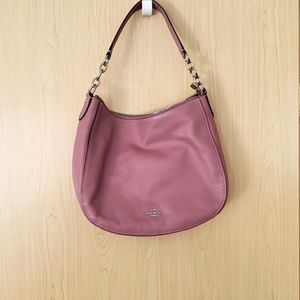 Mauve Coach hobo bag